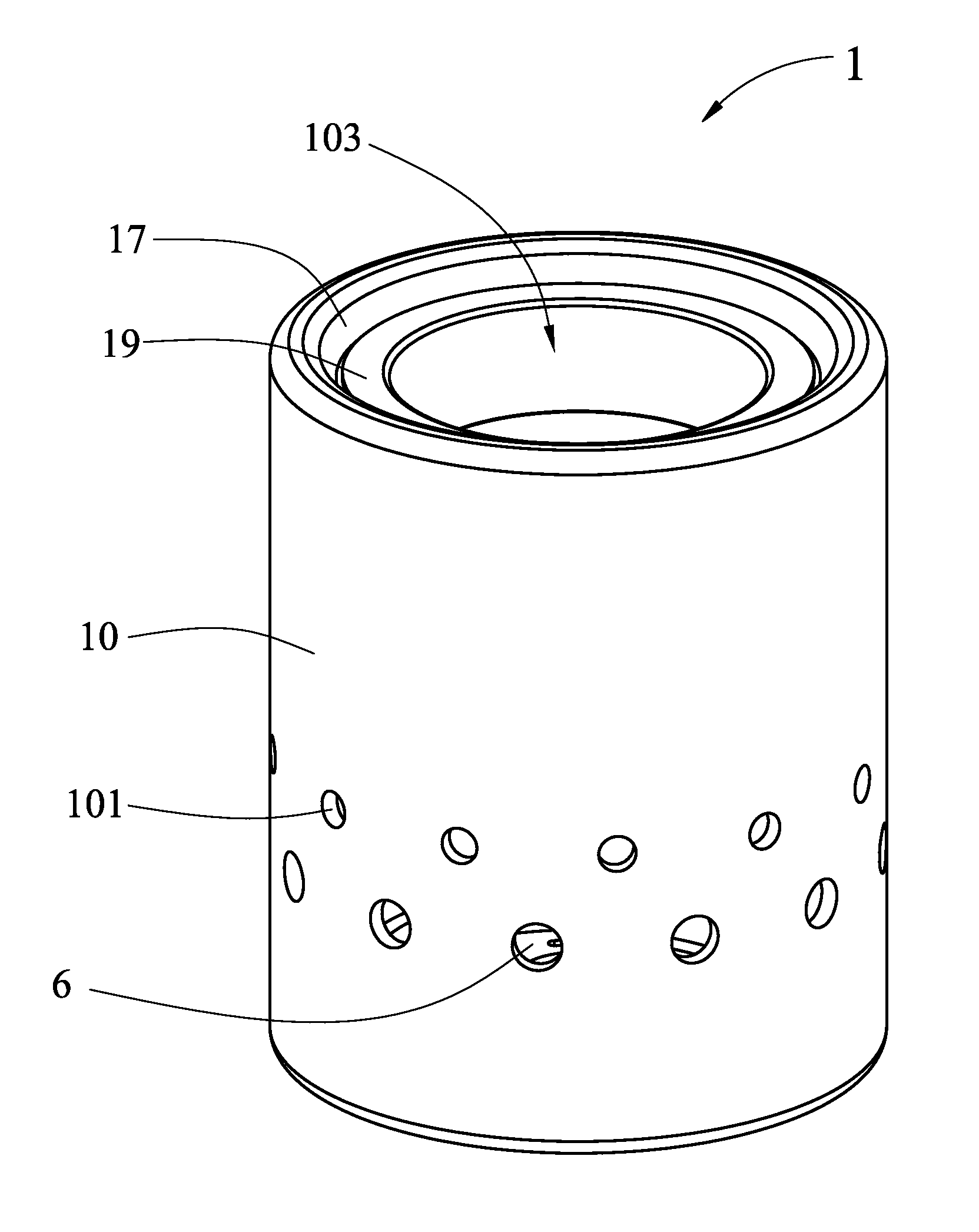 Aroma-diffusing heating device using an aroma capsule