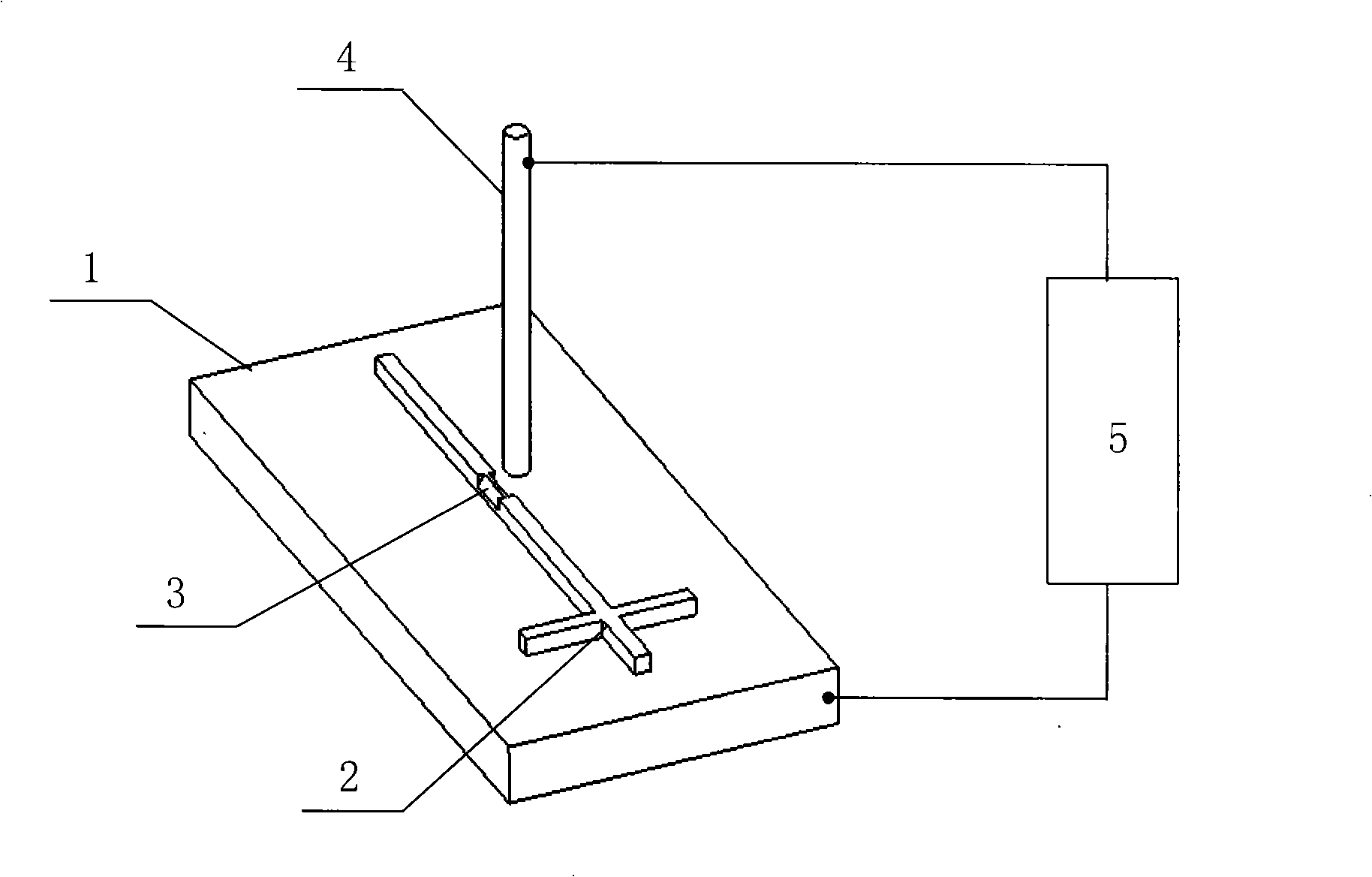 Composite method for processing metallic mold with partial three-dimensional microstructure