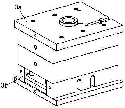 Seat adjusting handle injection mold for vehicle seat production