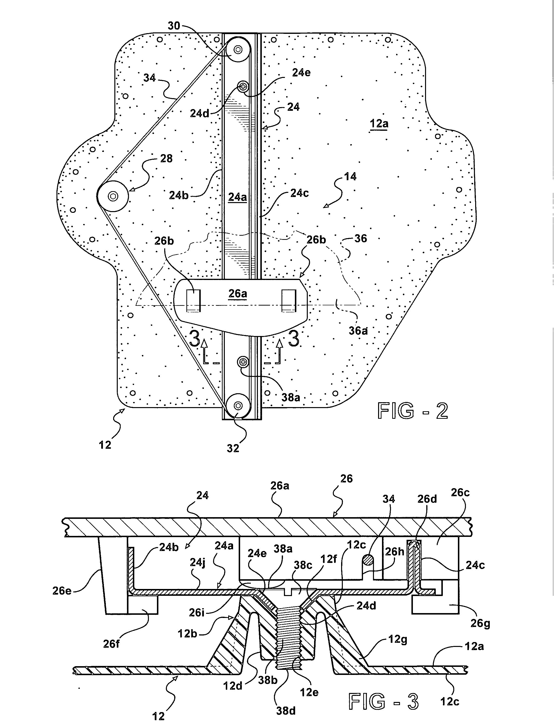 Attachment of guide rail to door module plate