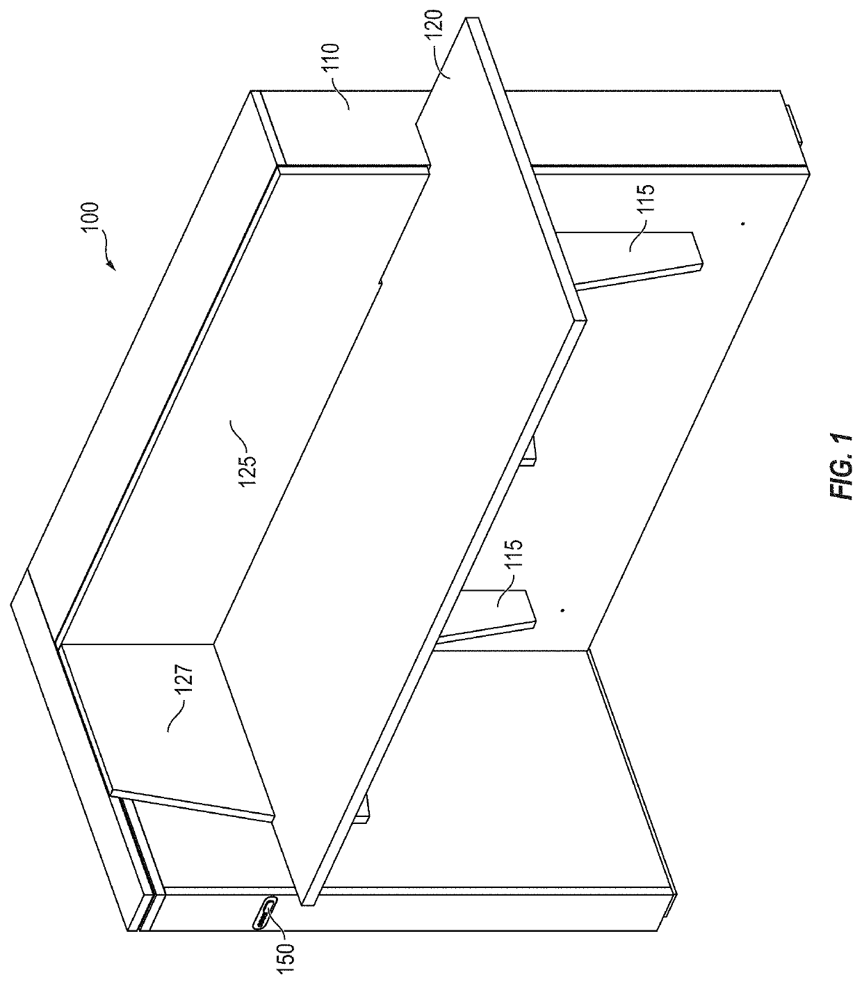 Variable height desk