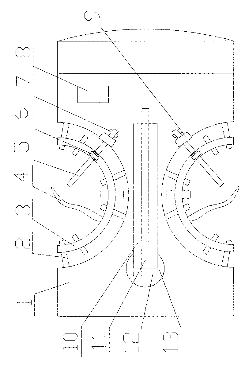 Garden tree pruning device