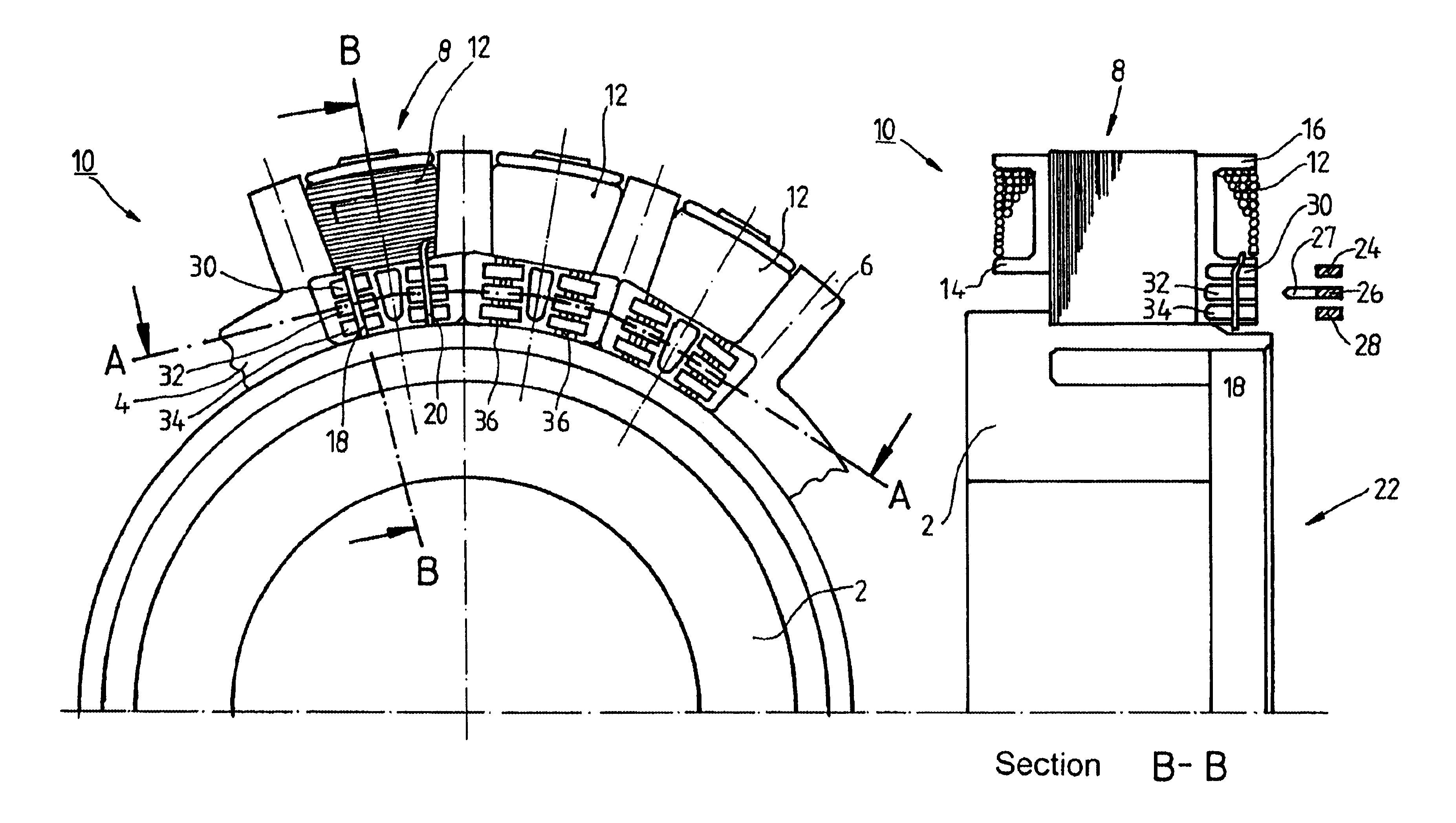 Stator for an electric machine