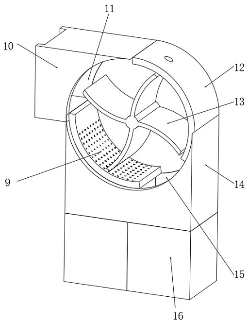 Intelligent environment-friendly photovoltaic garbage classification box with initial treatment function