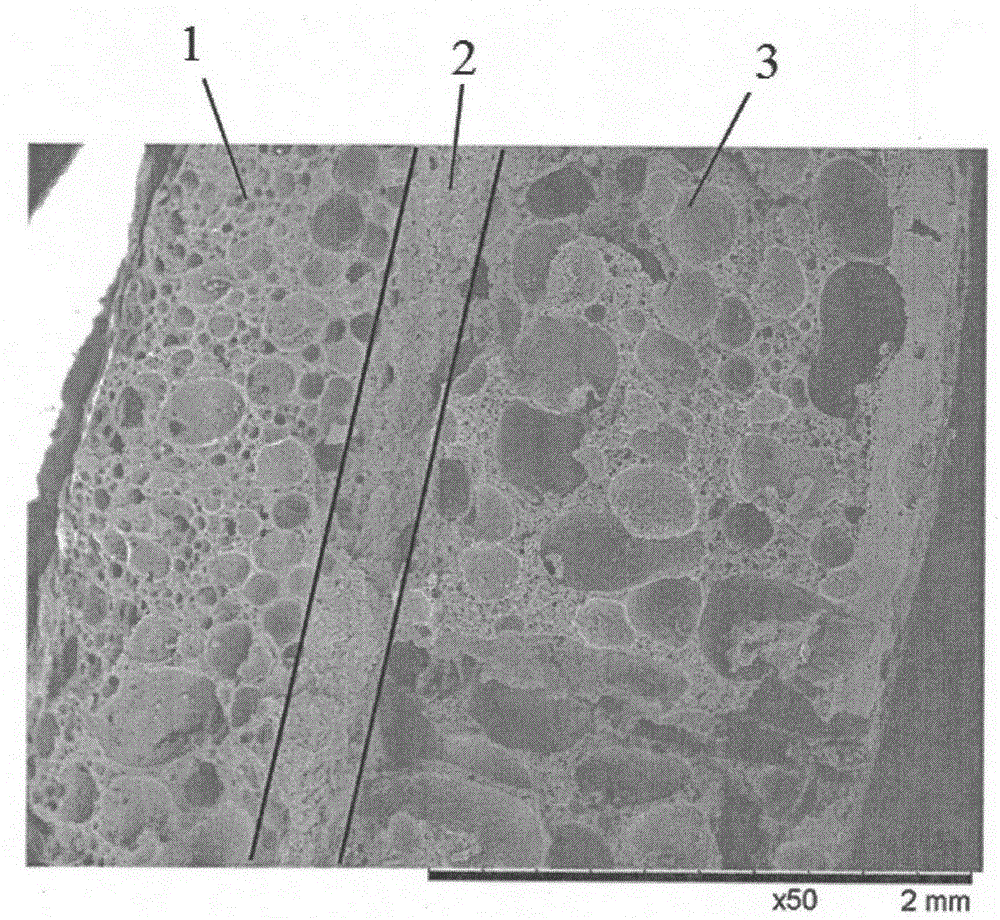 A tissue engineering nanofiber osteochondral repair scaffold and its preparation method