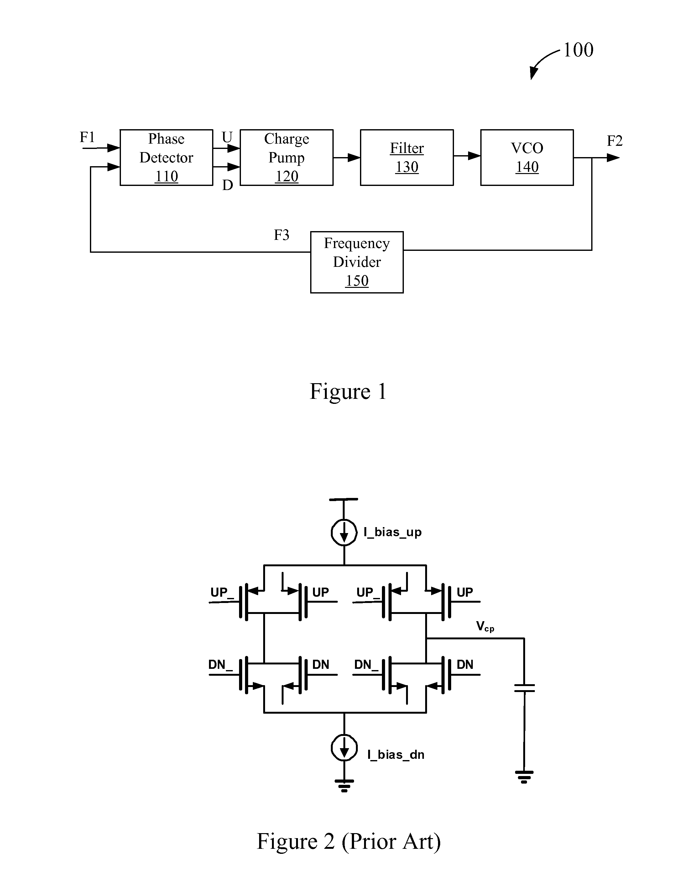 Charge pump with suppressed feedthrough effect