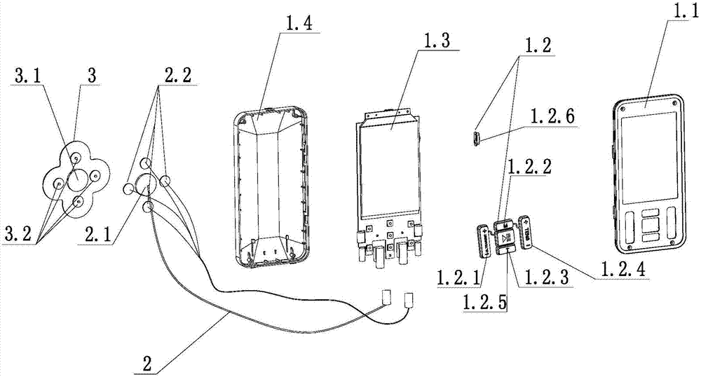 Ultrasound and TENS/EMS integrated portable physiotherapy instrument