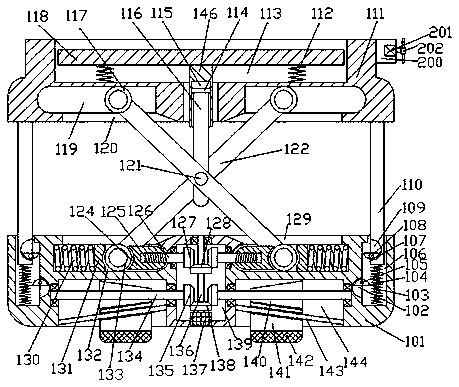 Optimized bracket device with locking mechanism