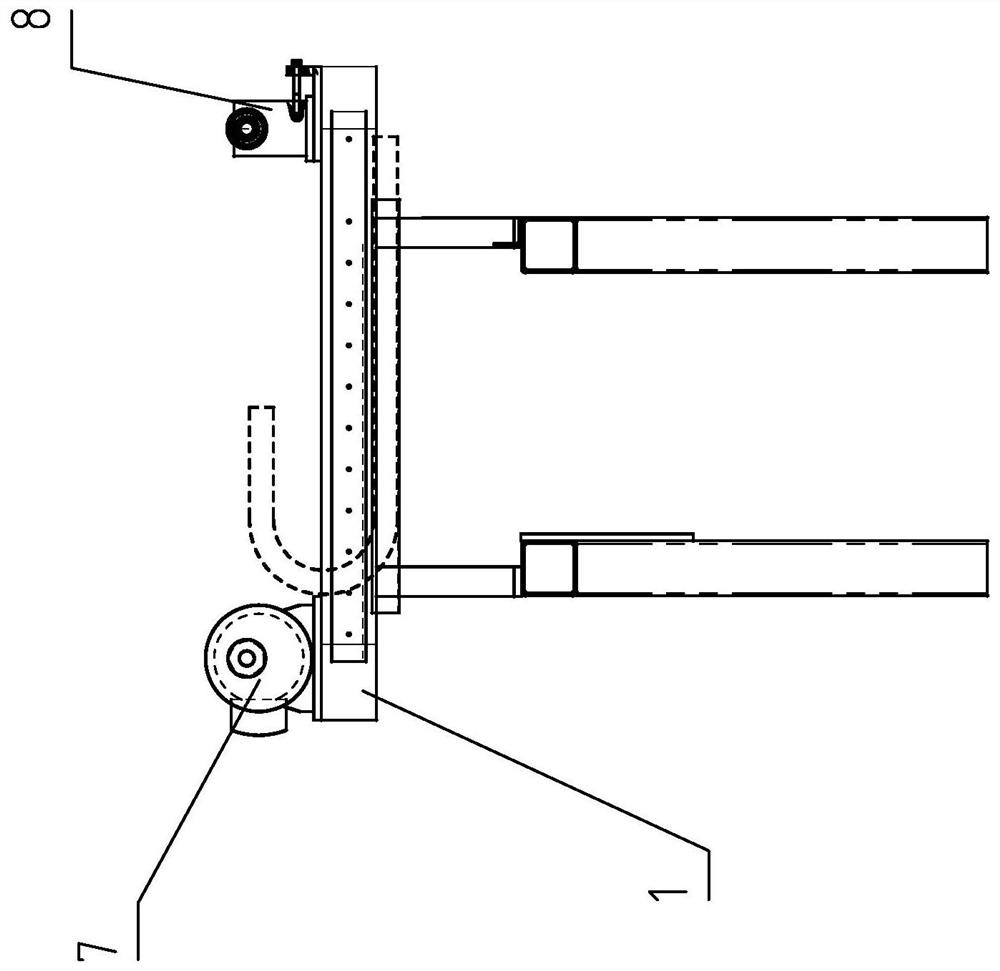 Transportation feeding frame with directional conveying device