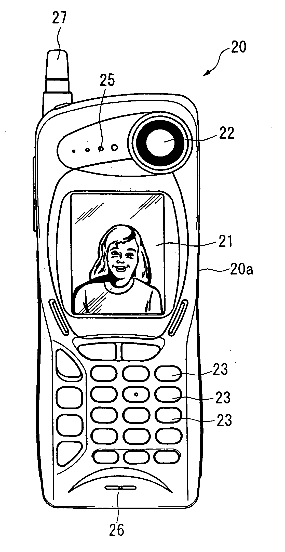 Visual telephone system using mobile communication terminal