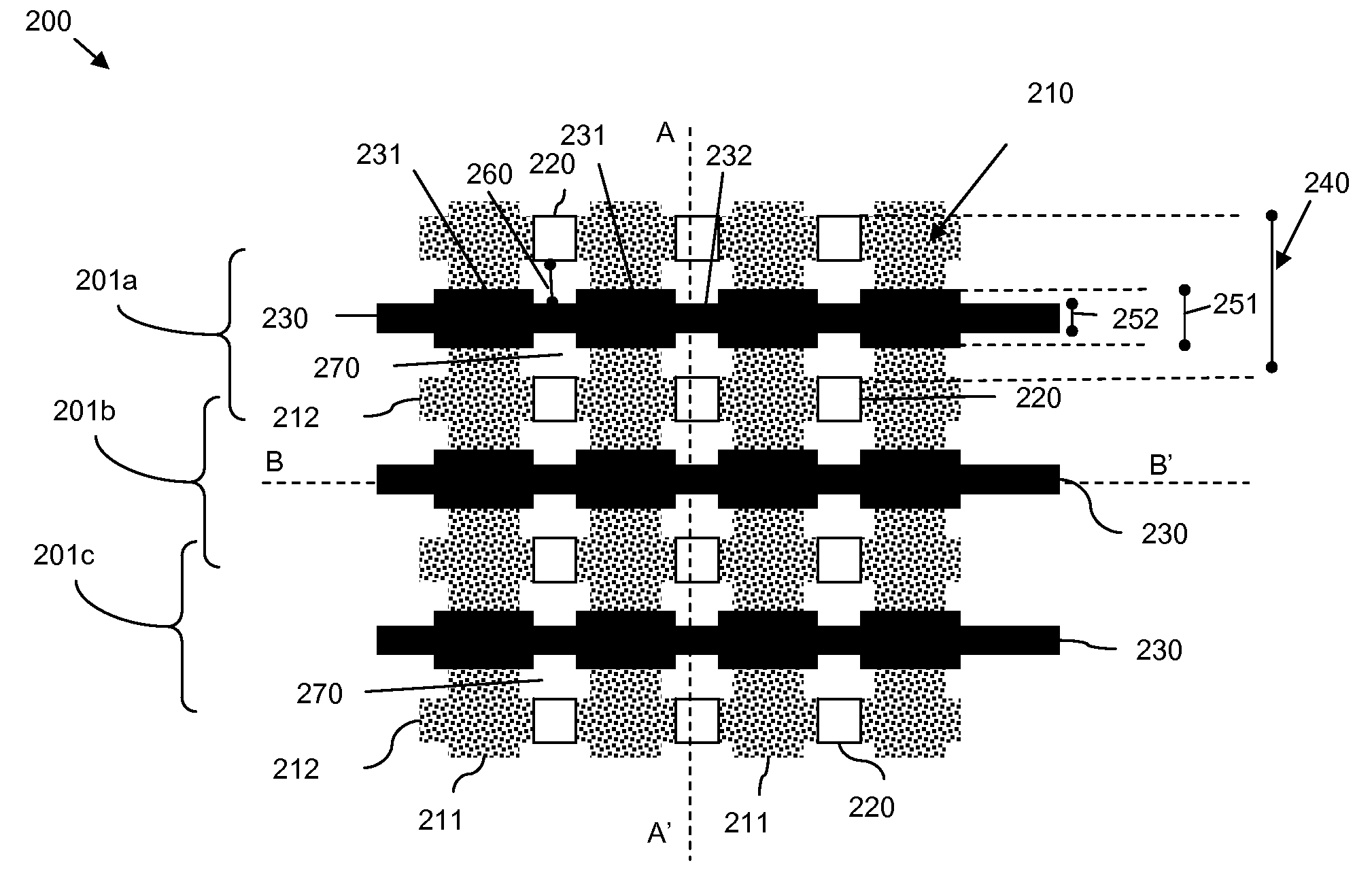 Low-capacitance contact for long gate-length devices with small contacted pitch