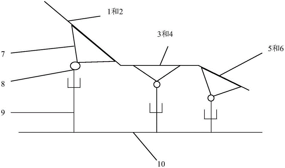 Multi-DOF (degree-of-freedom) medical bed