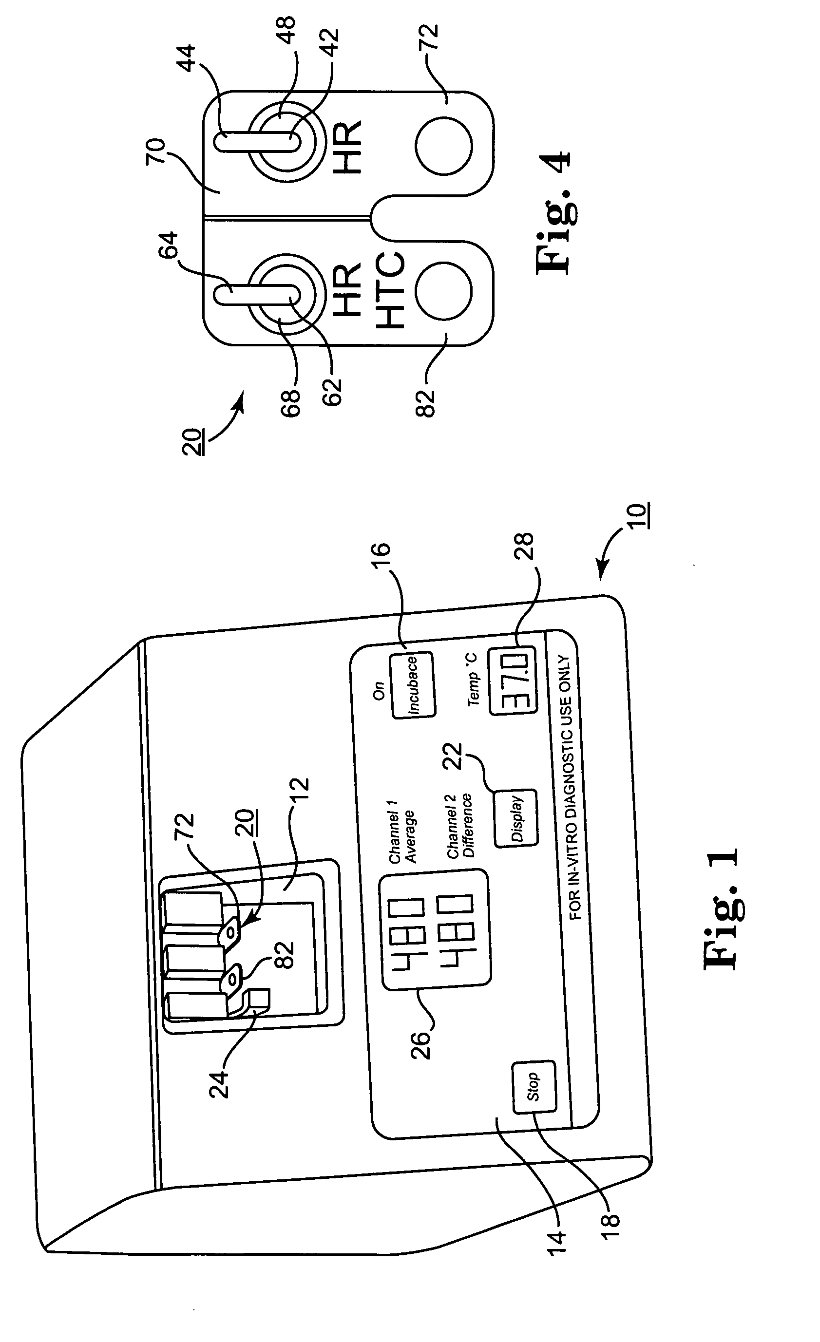 Test Cartridge Holder for Blood Samples