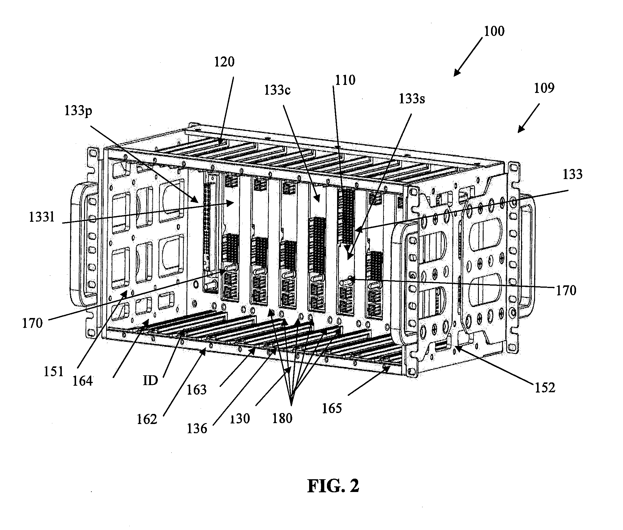 Open Frame Electronic Chassis For Enclosed Modules