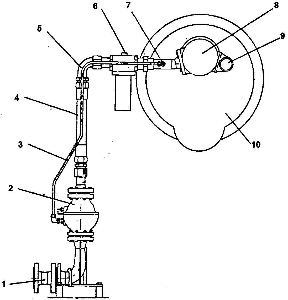 Pneumatic driving system of gas turbine