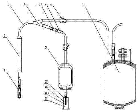 Safe blood collecting and sample reserving device capable of preventing blood dropping