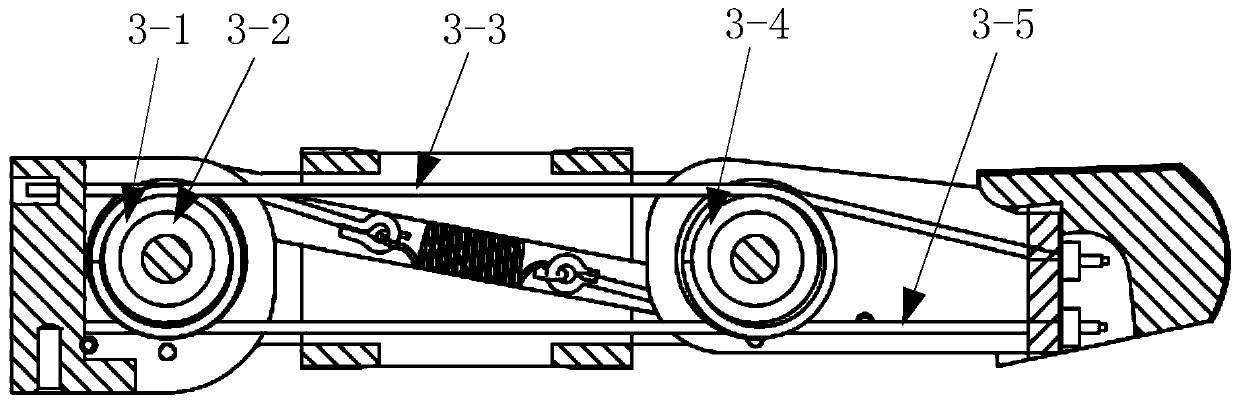 Under-actuated prosthetic hand with self-adaptive grabbing function