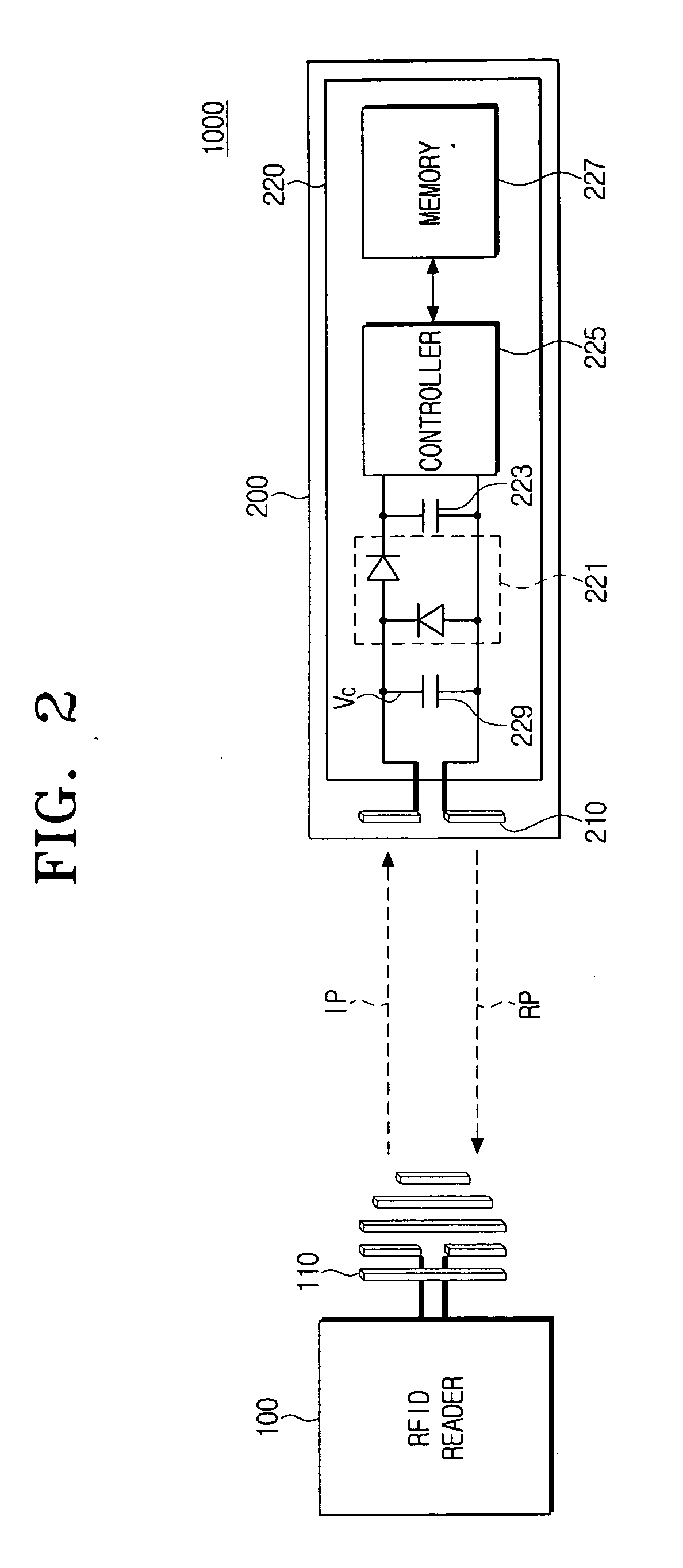 RFID tag and RFID system having the same