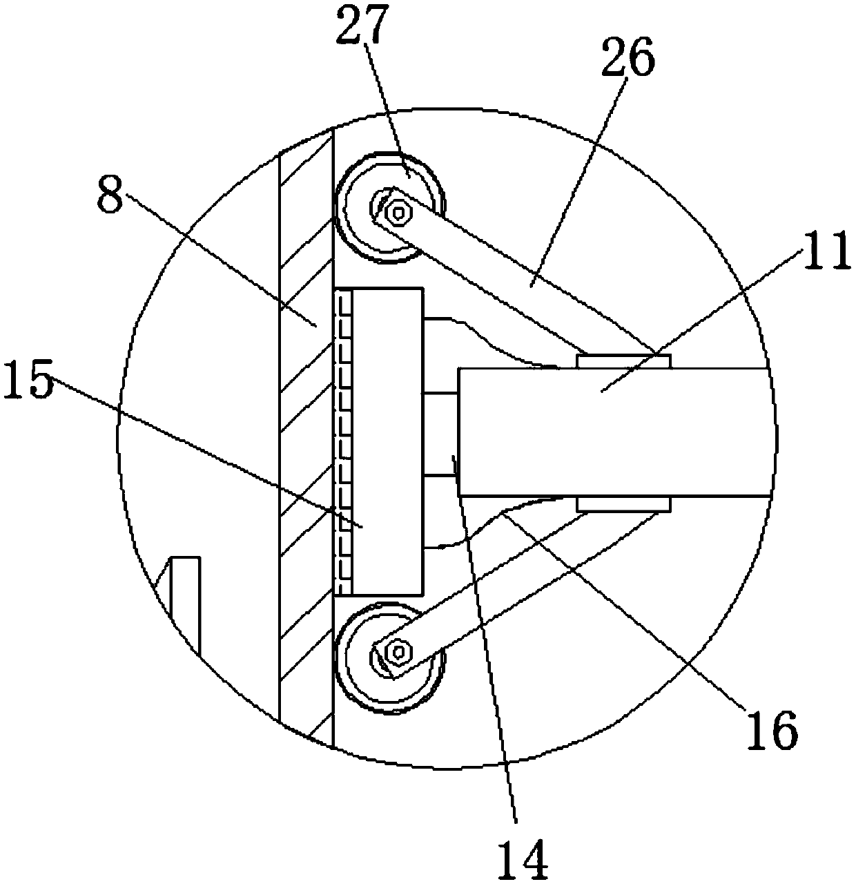 Stirring machine used for rubber production