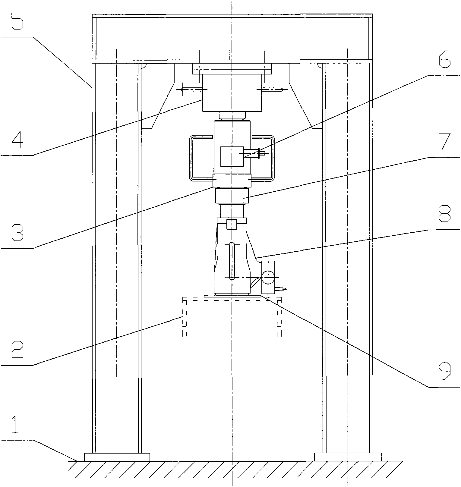 Hopper scale calibration device based on digital sensor