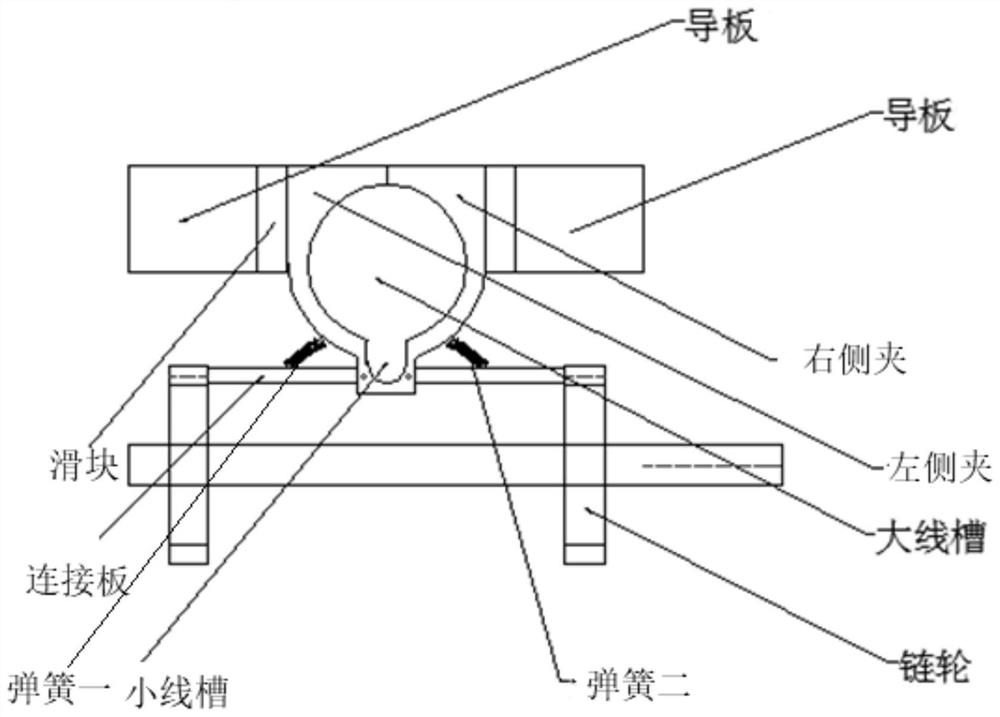 Traction device for multi-wire-diameter array cables