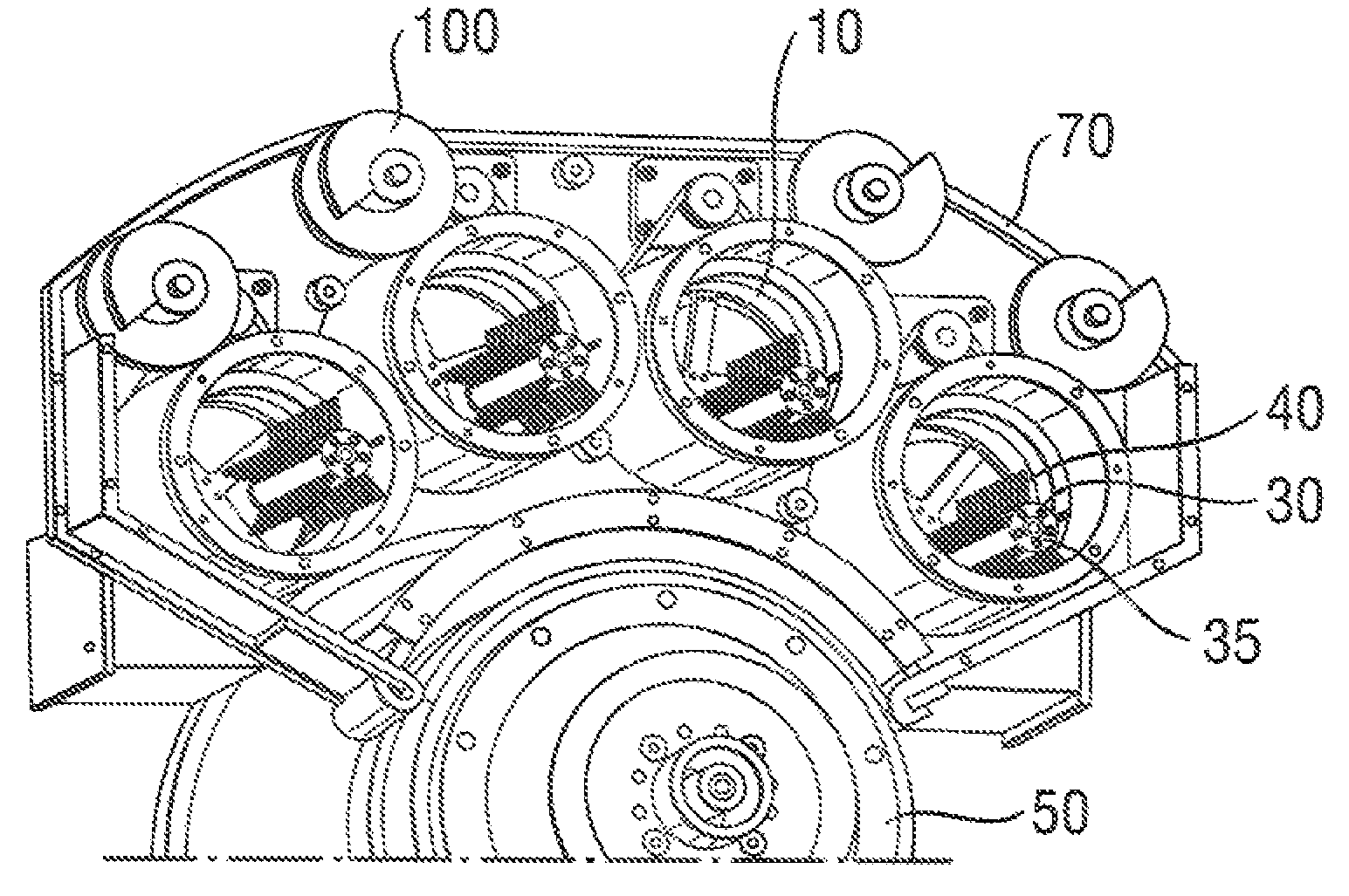 Fiber air-laying process for fibrous structures suitable for use in absorbent articles