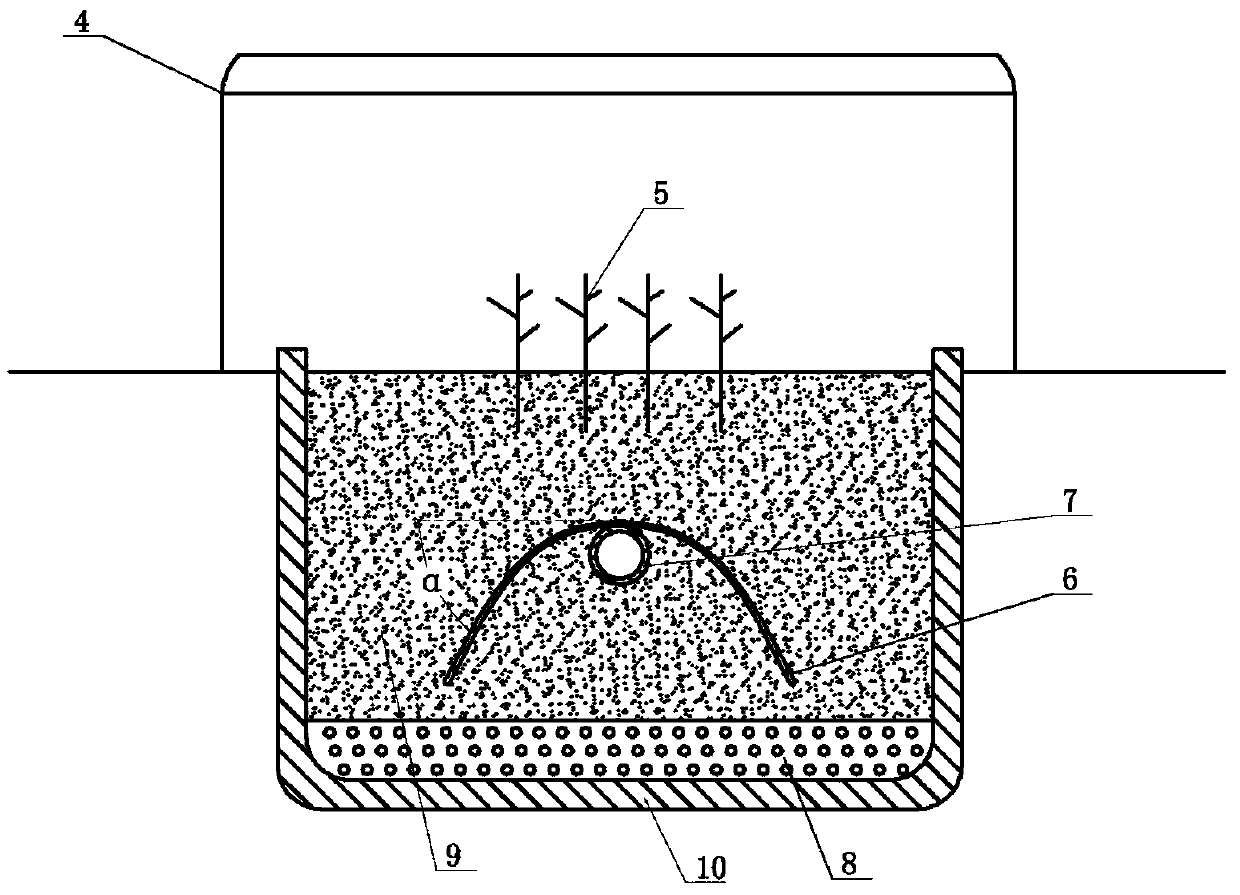 A biological bed system for treating organic sewage