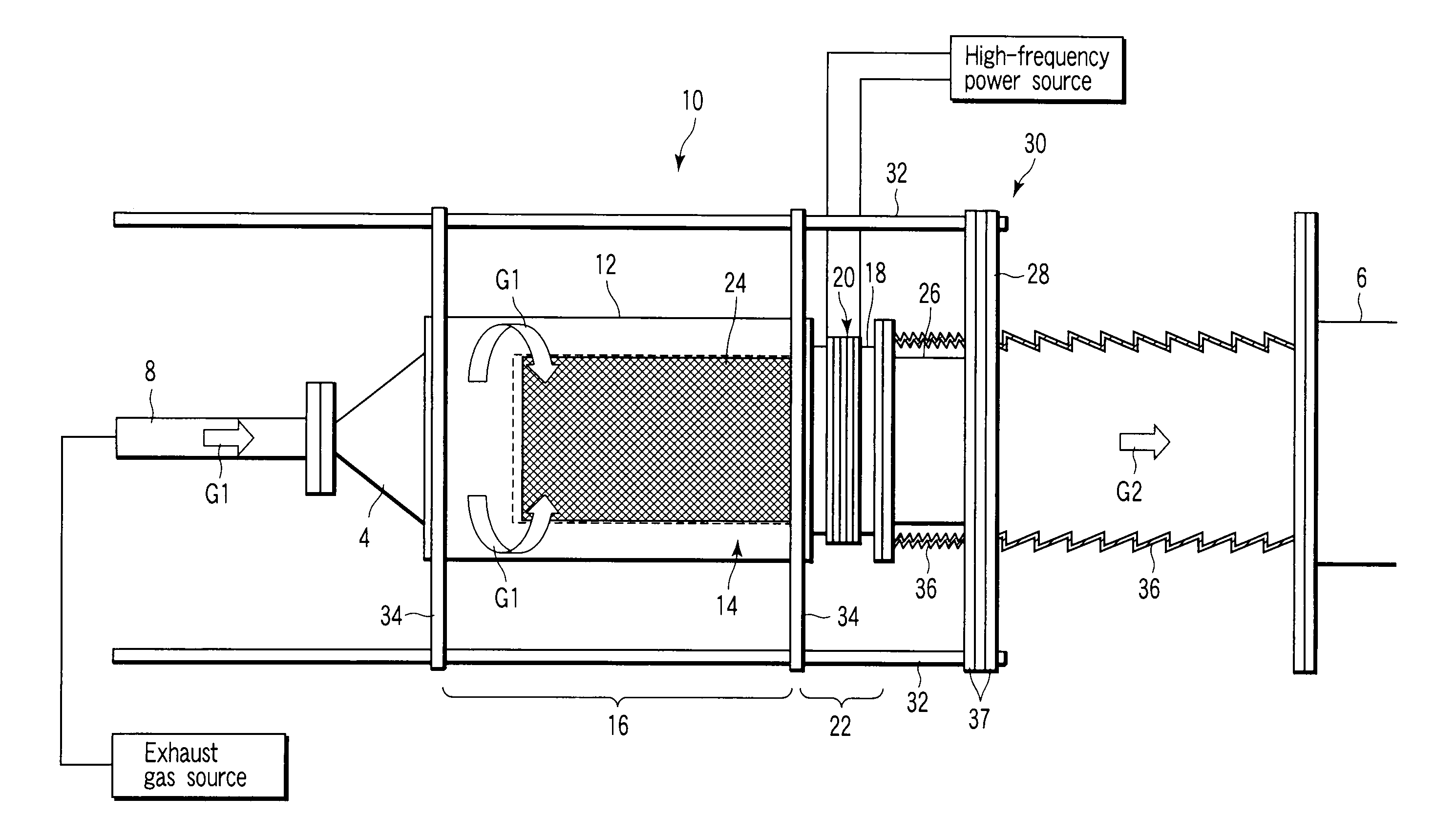 Exhaust gas purifier and filter regenerator