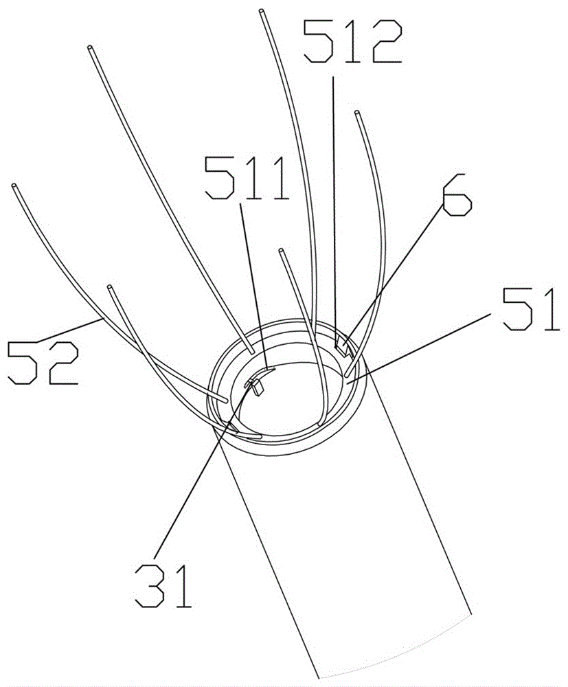 Abdominal cavity material obtaining device