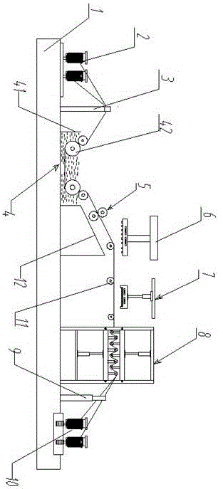 Yarn printing and dyeing automatic cleaning mechanism