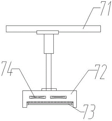 Yarn printing and dyeing automatic cleaning mechanism