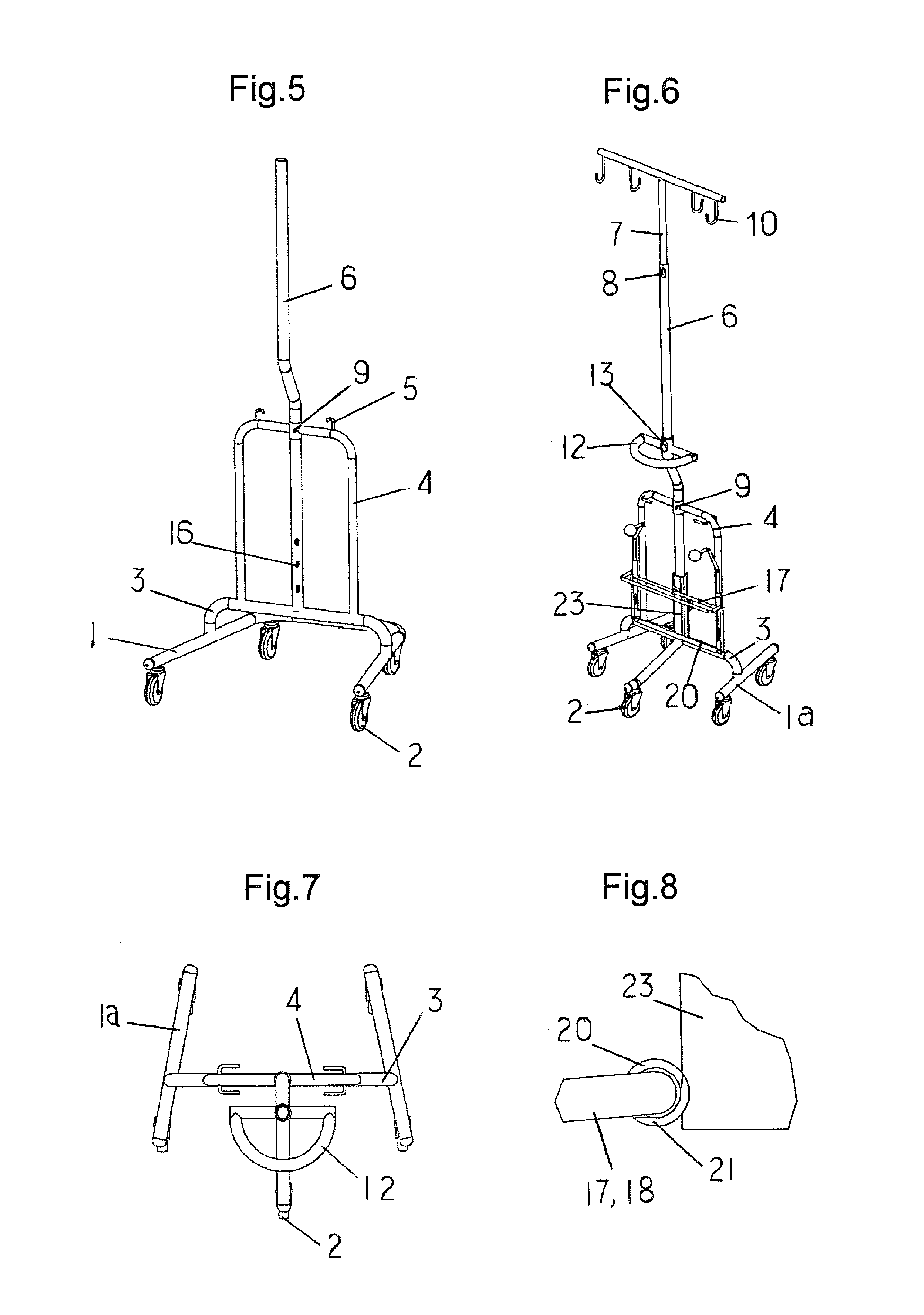 Movable iv stand