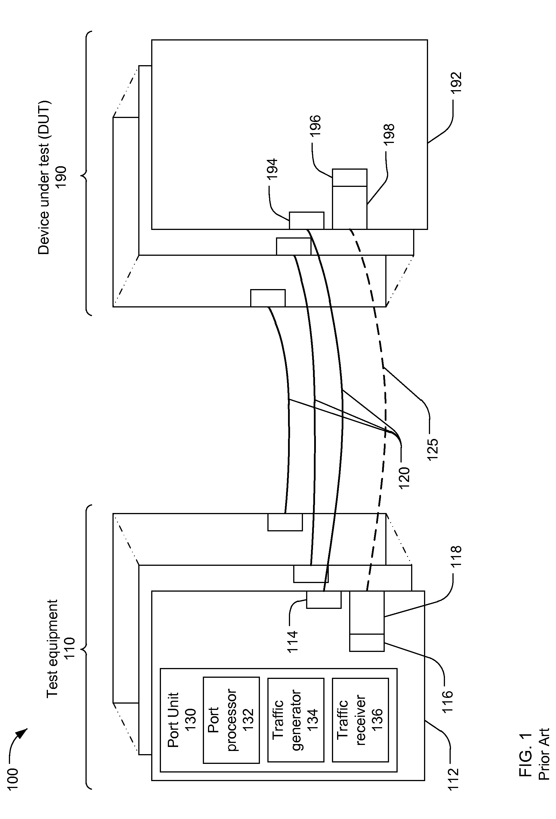 Distributed network test system