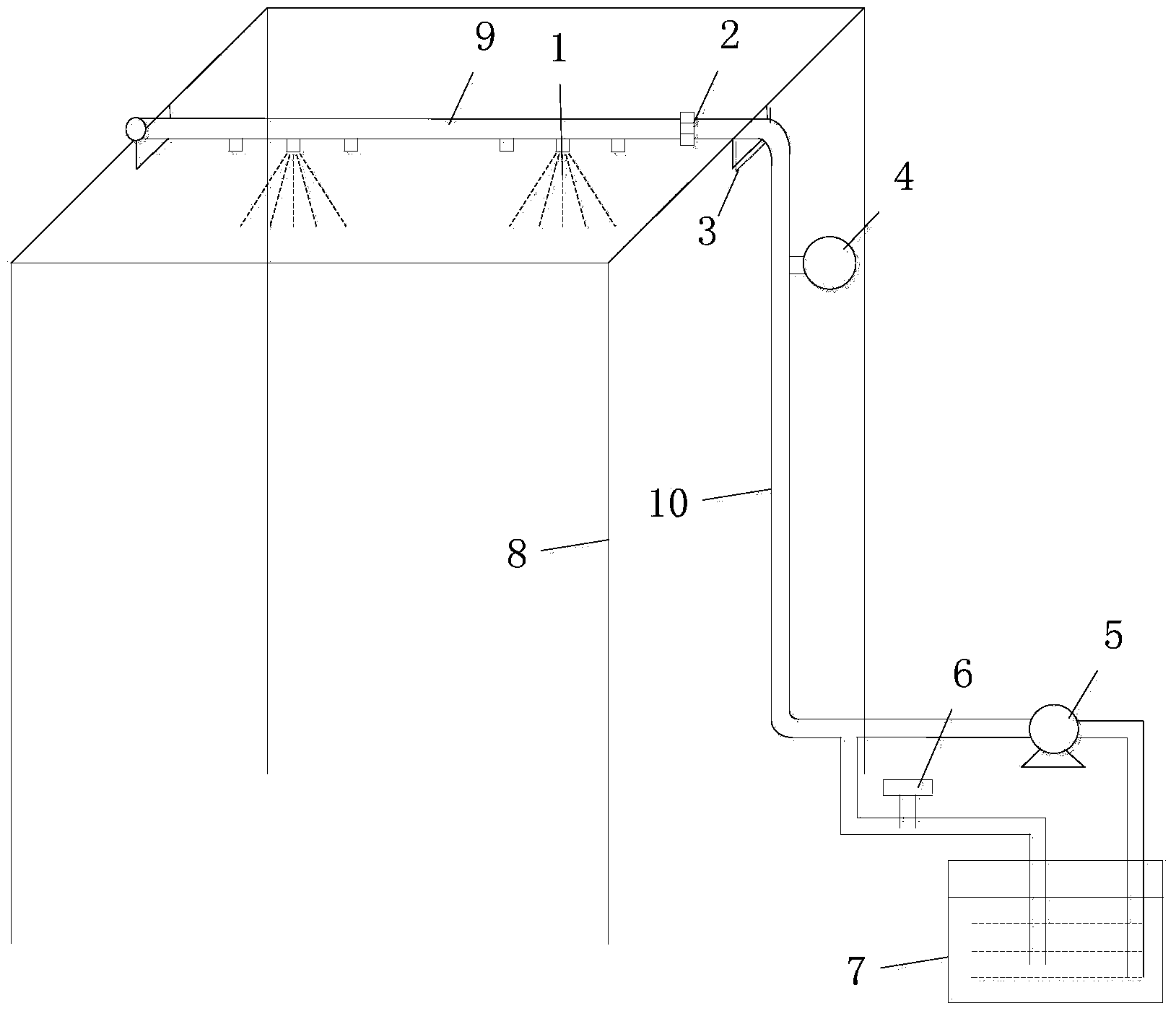 Portable device and method for researching insulator contamination losing coefficient