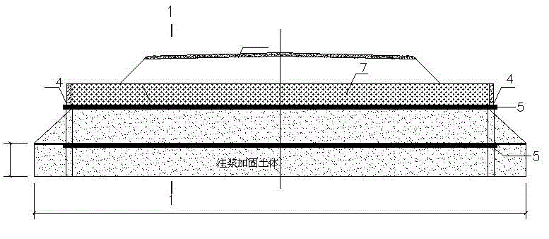 Box culvert pushing construction method integrating comprehensive grouting, pressure maintaining and pipe roof support