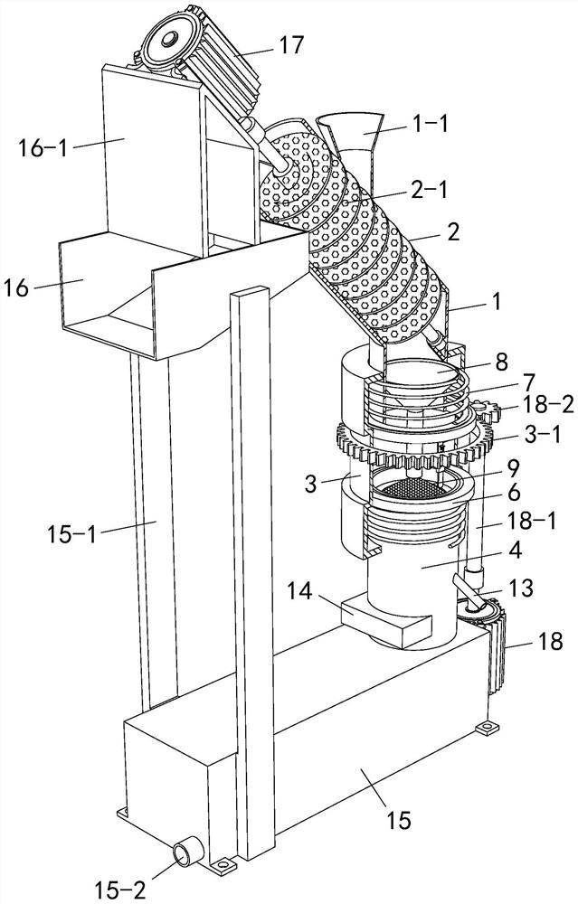 Sewage filtering treatment device and using method thereof