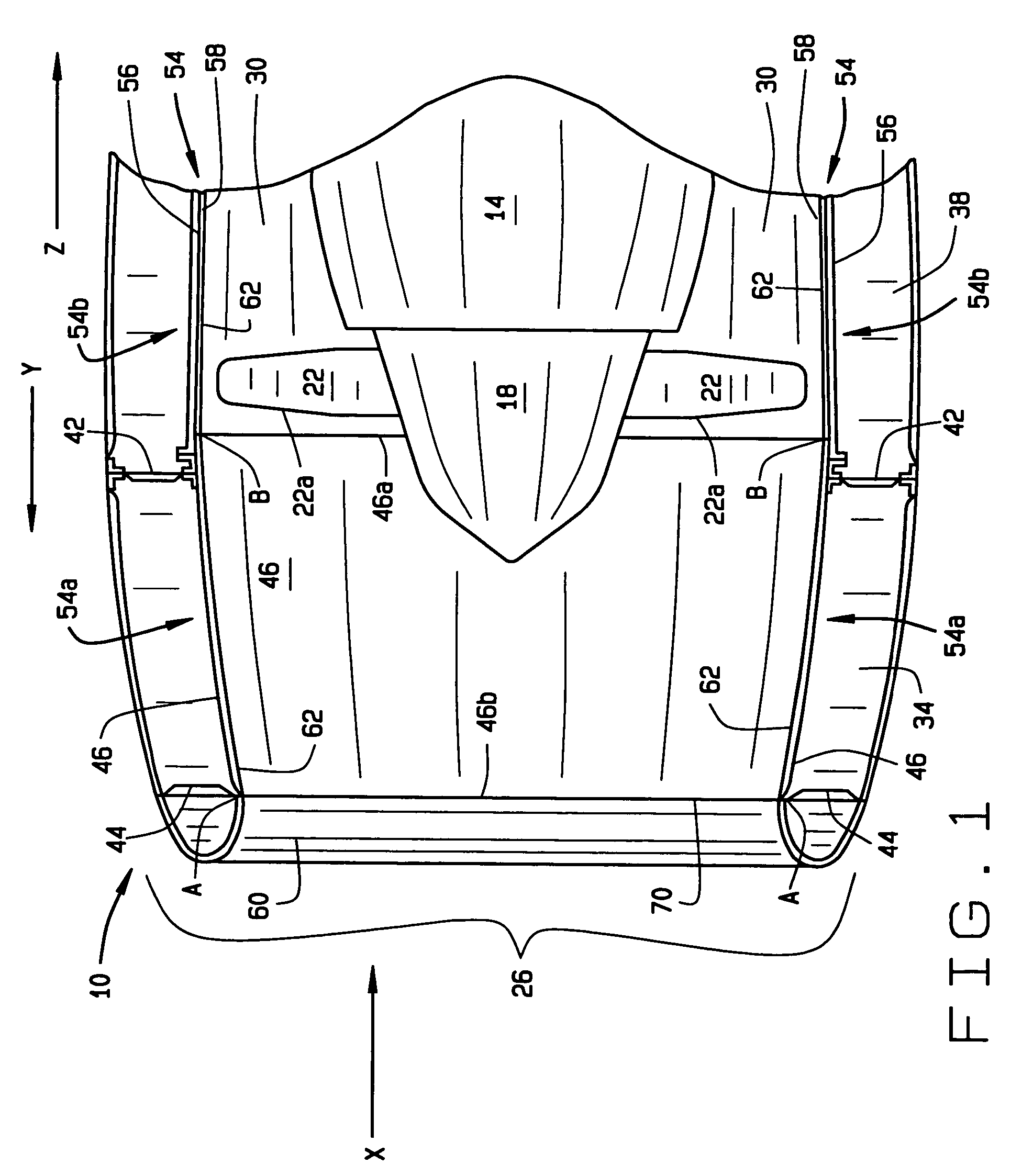 Annular acoustic panel