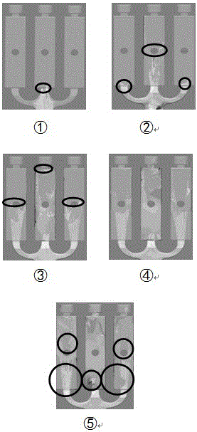 Method for improving CAE analysis precision in high-pressure casting mold-filling process