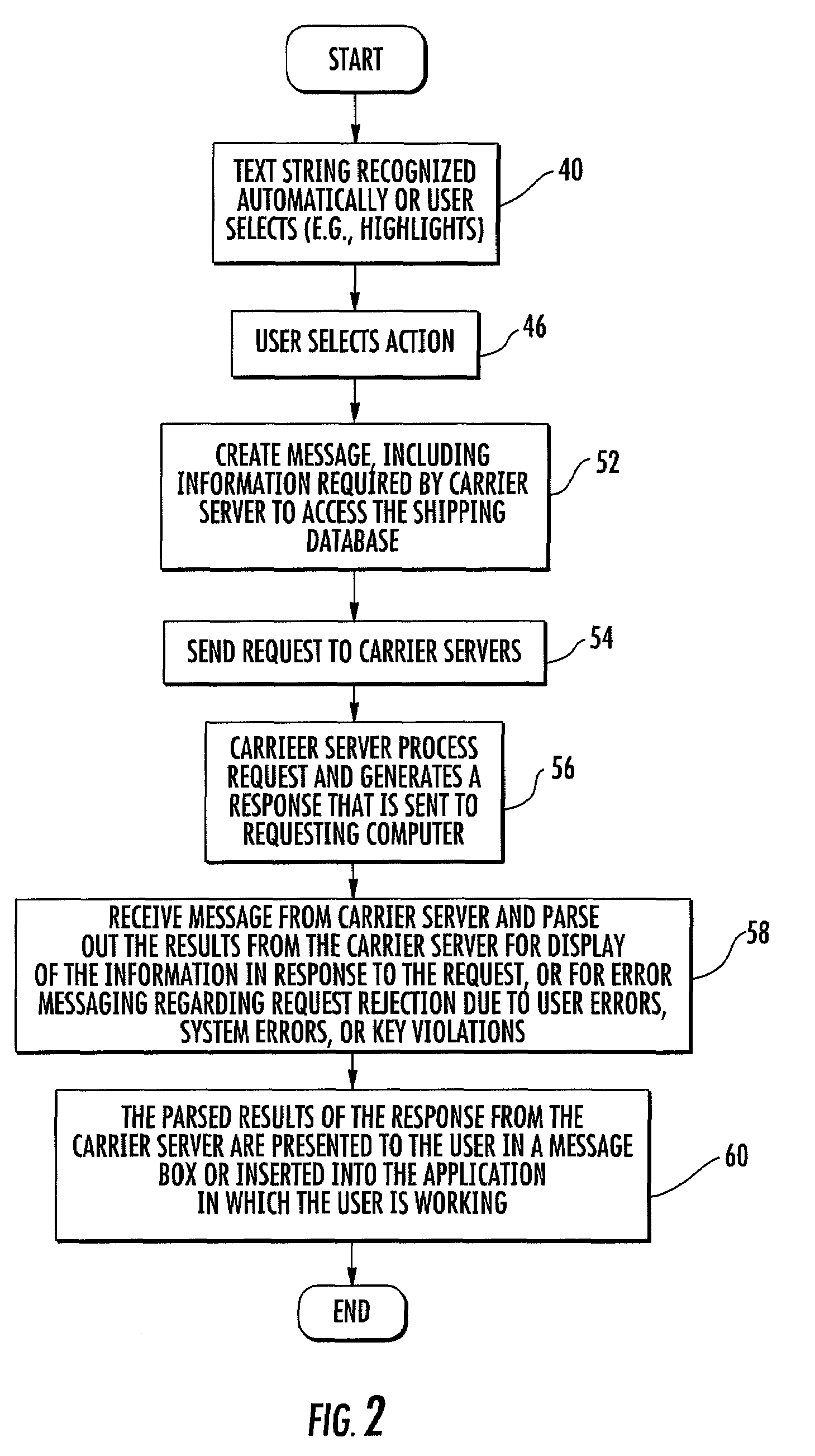 Method, apparatus and medium for obtaining shipping information