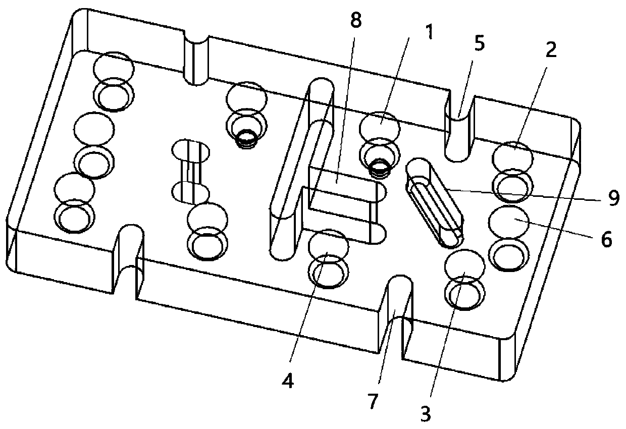 Cross coupling structure for adjusting symmetry of transmission zero points