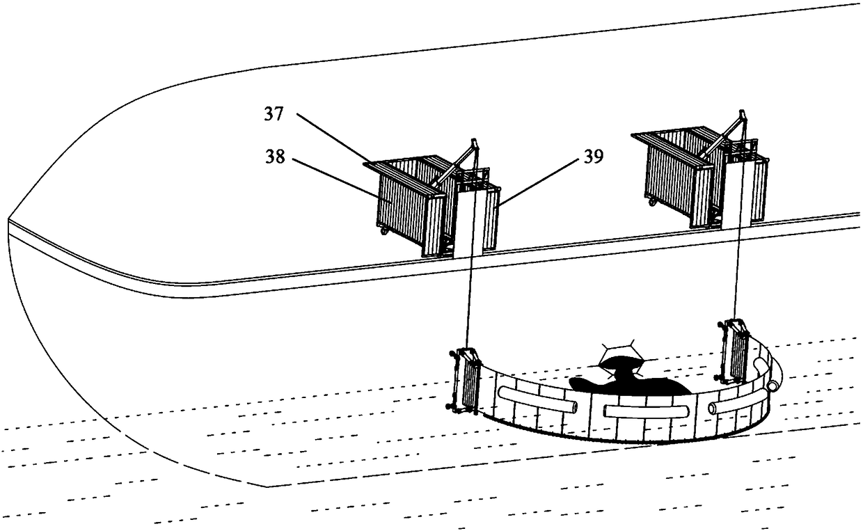 A Near Body Oil Containment System Based on Parallel Mechanism