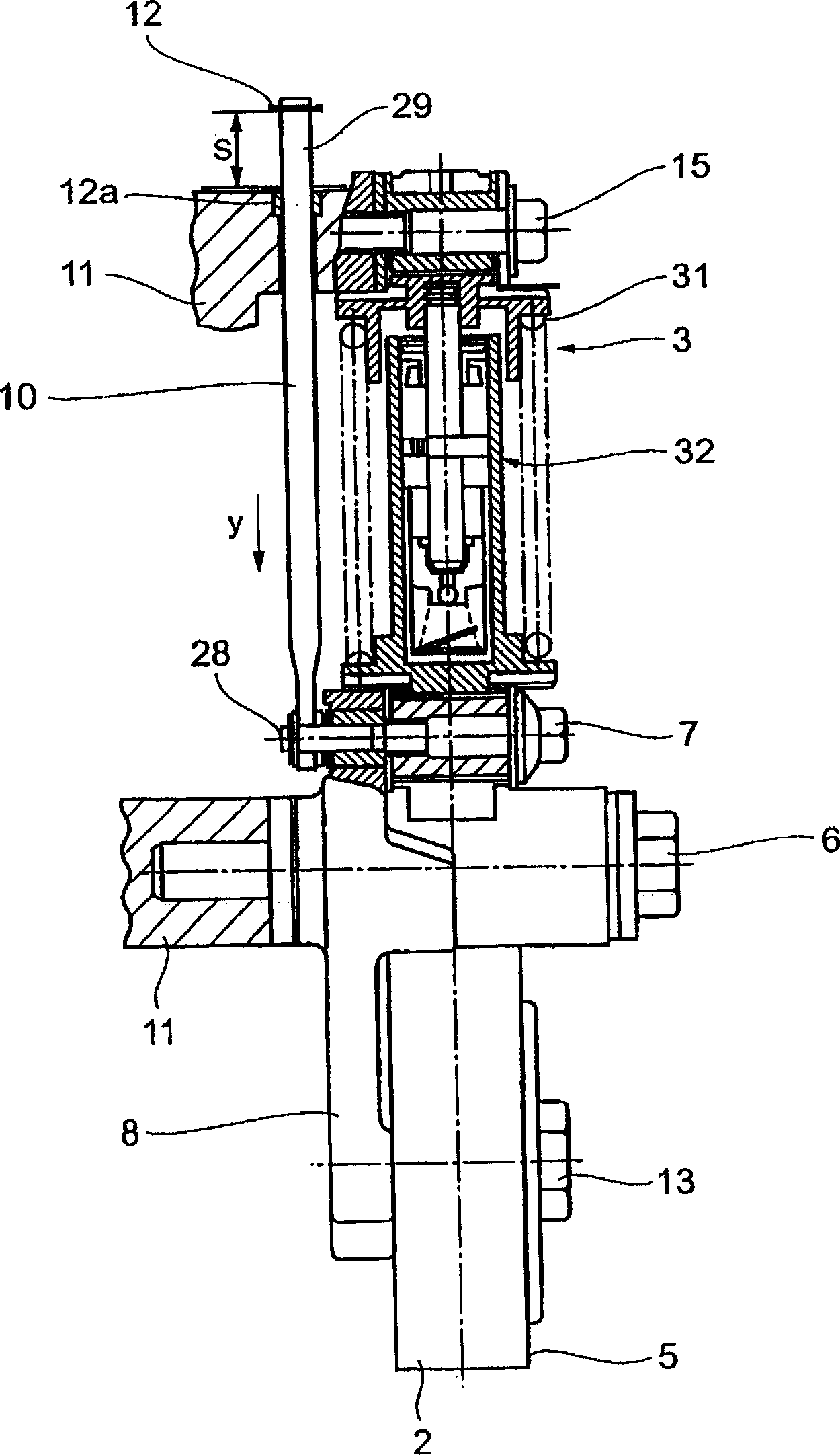 Adjusting device of belt tension