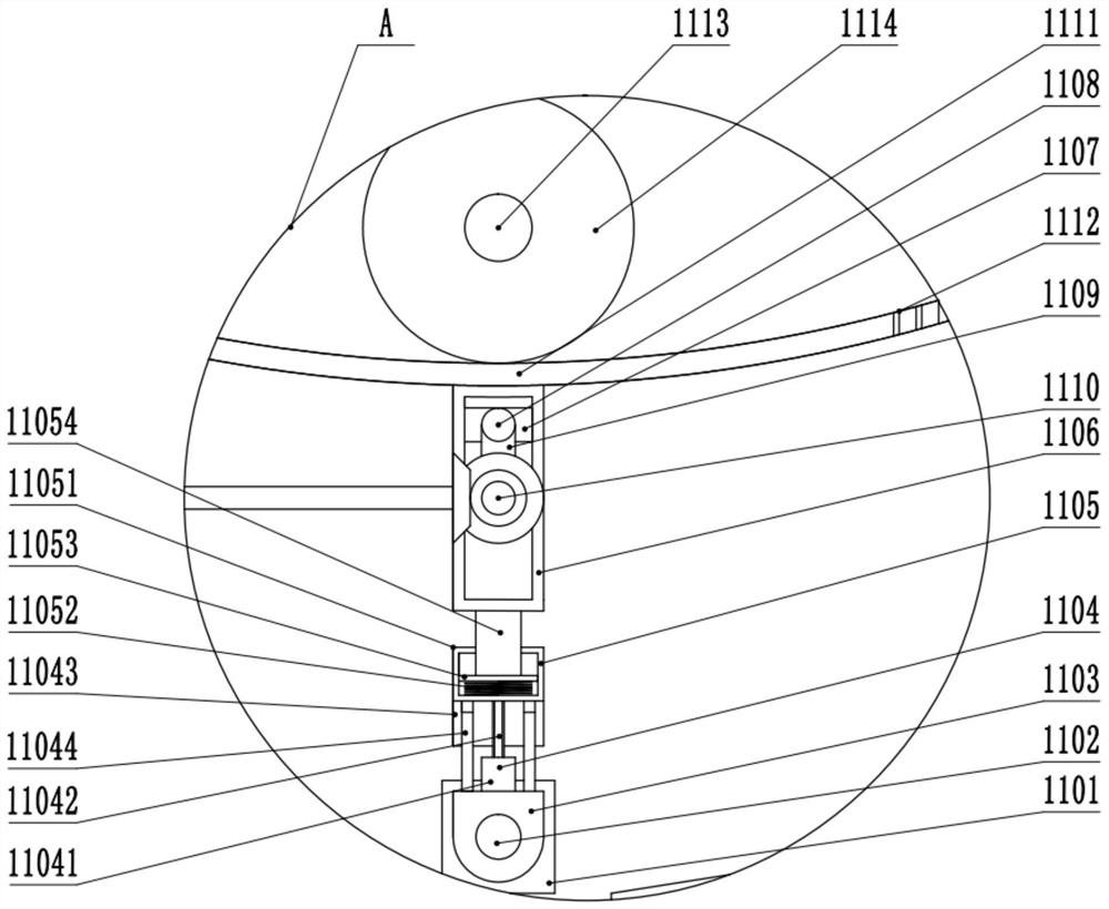 Crushing and grinding device for traditional Chinese medicine