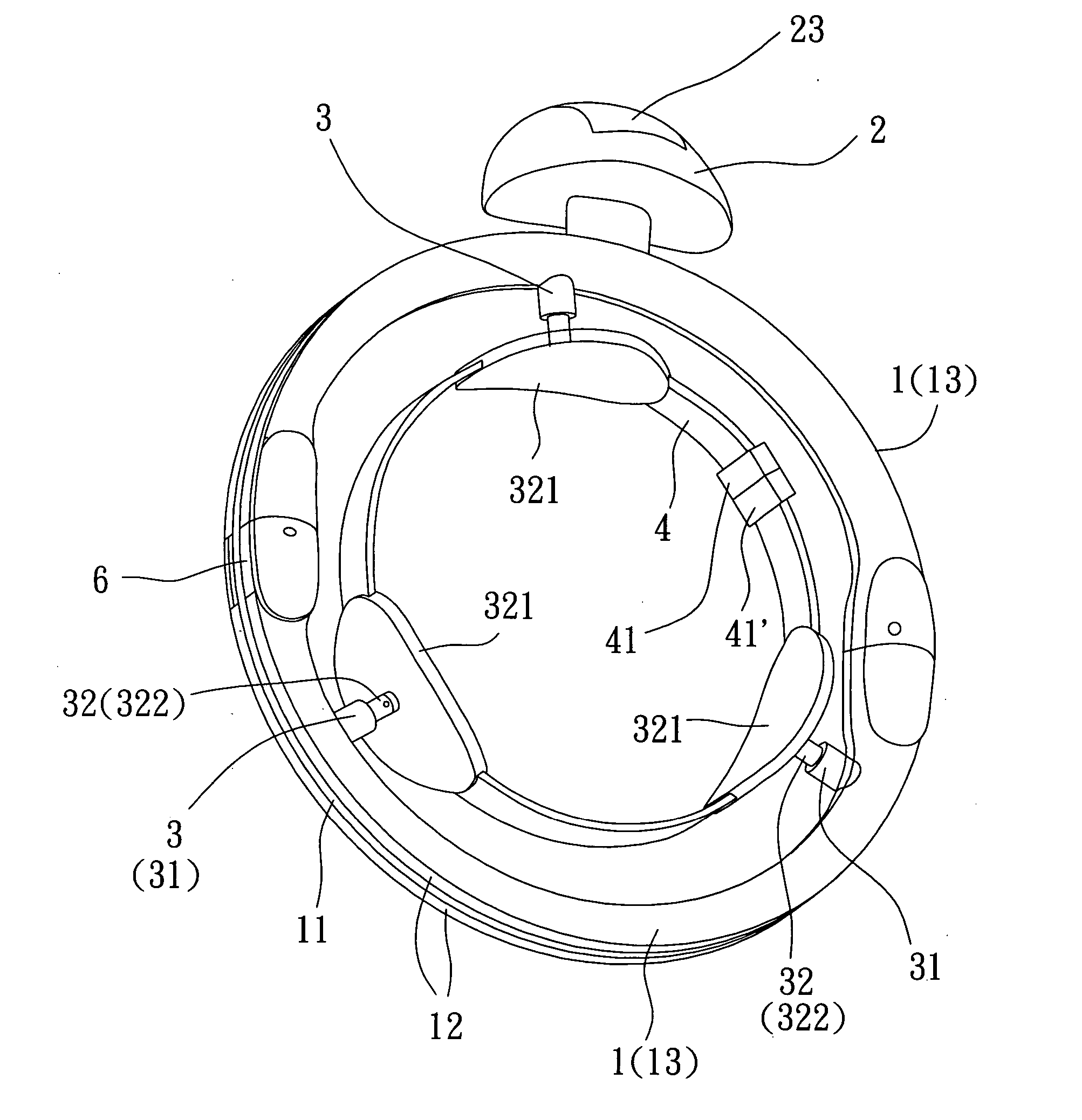 Structure of hula-hoop