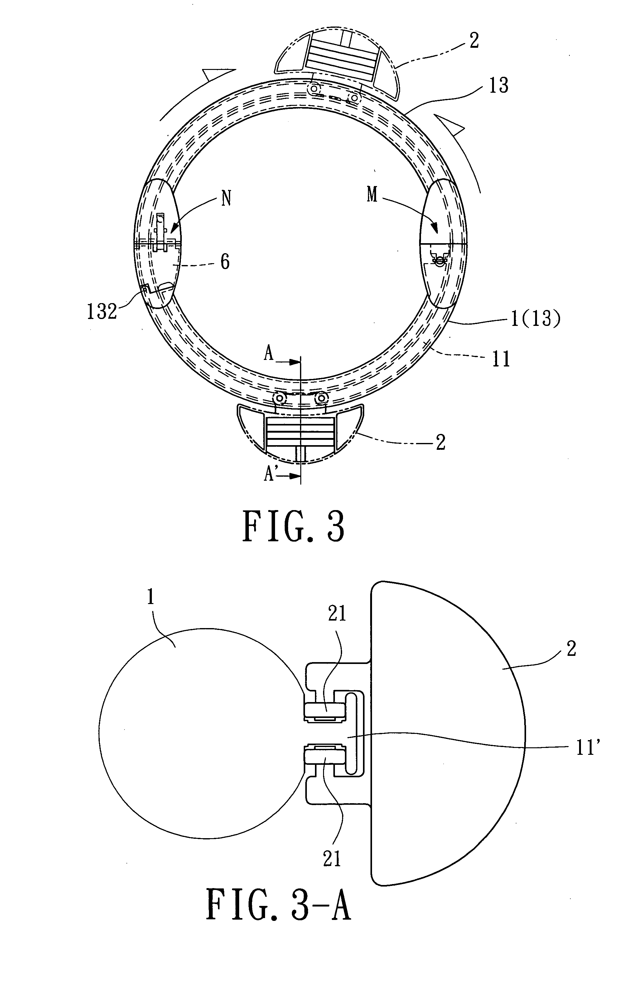 Structure of hula-hoop