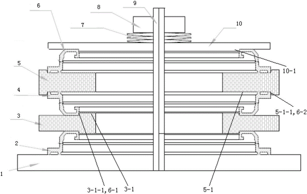 Welding fixture for once clamping multiple short ring parts