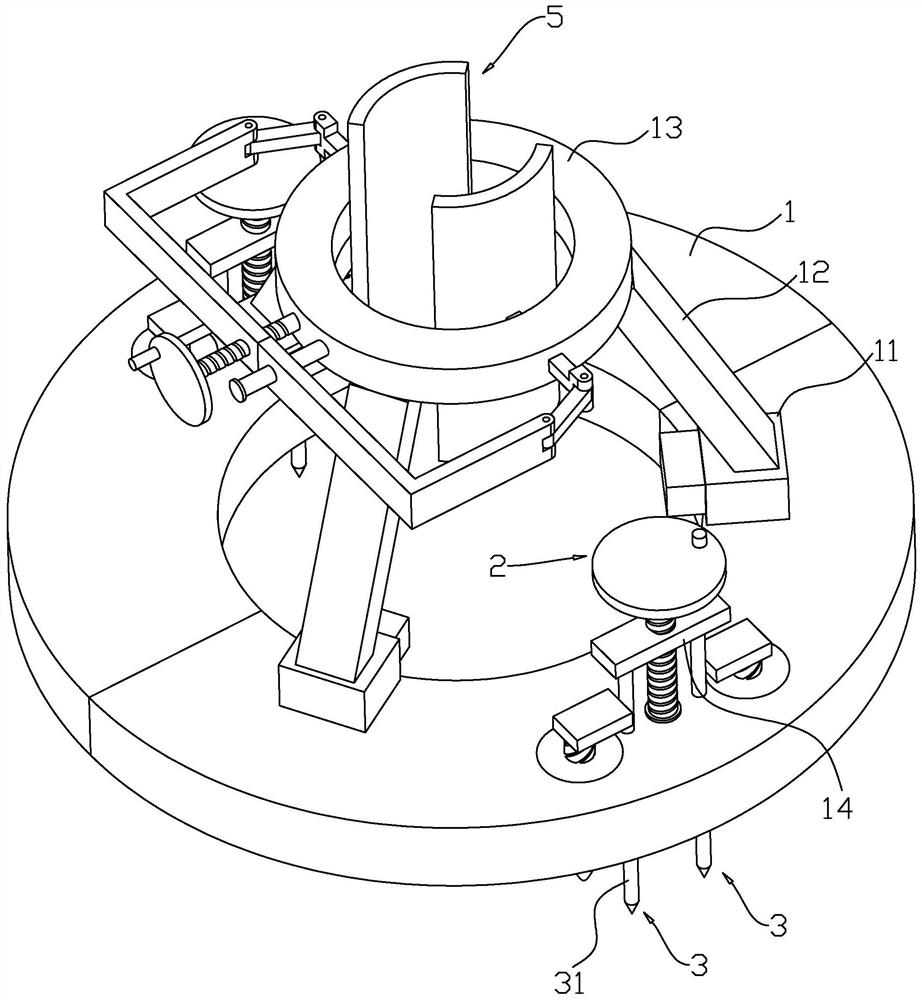 Garden plant protection device and construction method