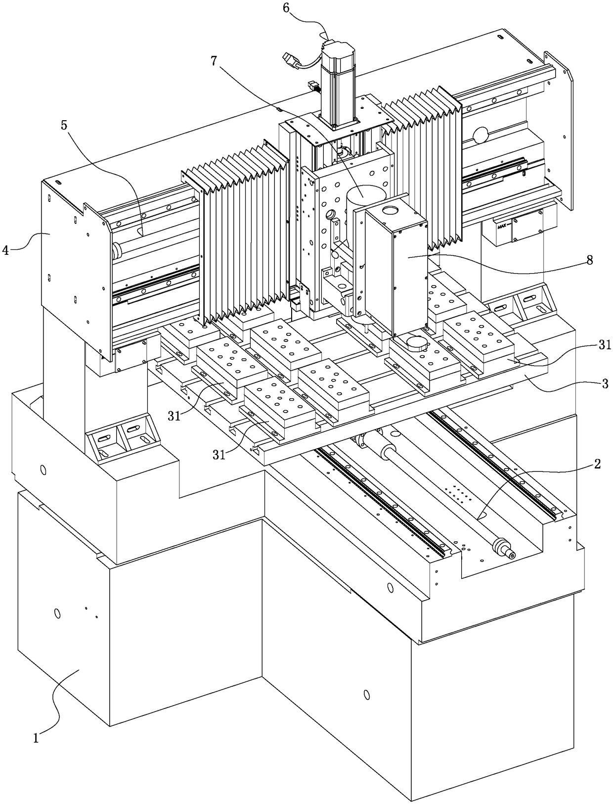 Intelligent single-spindle charge coupled device (CCD) engraving and milling machine