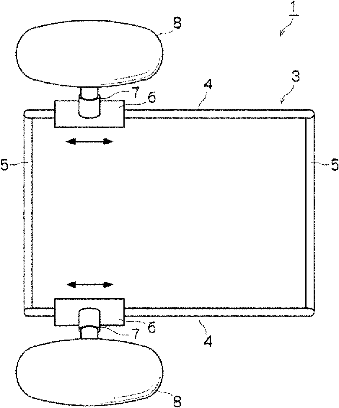 Underwater posture stabilization device and diving device equipped with the same