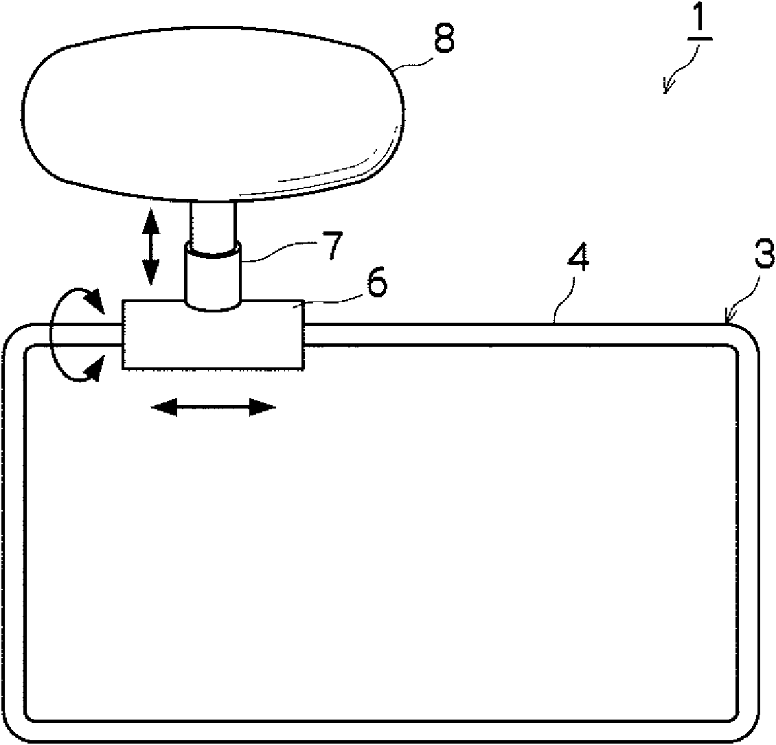 Underwater posture stabilization device and diving device equipped with the same